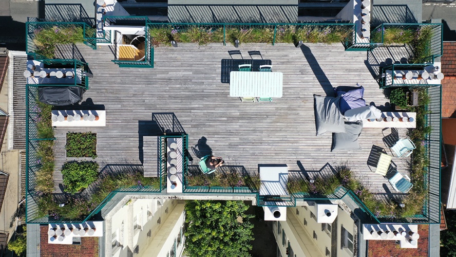 Cration et amnagement d'un Rooftop de 150 m2 : Amnagement toit-terrasse architecte 3