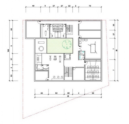 Maison luxe : Plan Sous-sol