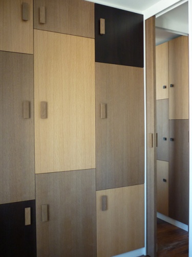 Amnagement des chambres  l'tage d'un duplex : chambre adulte