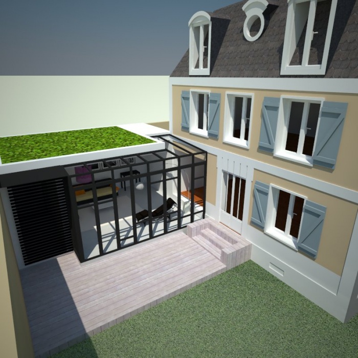 Extension et rnovation Bois Colombes : 5