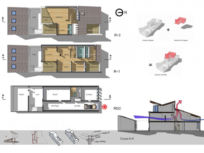 Maison Frery : Plans