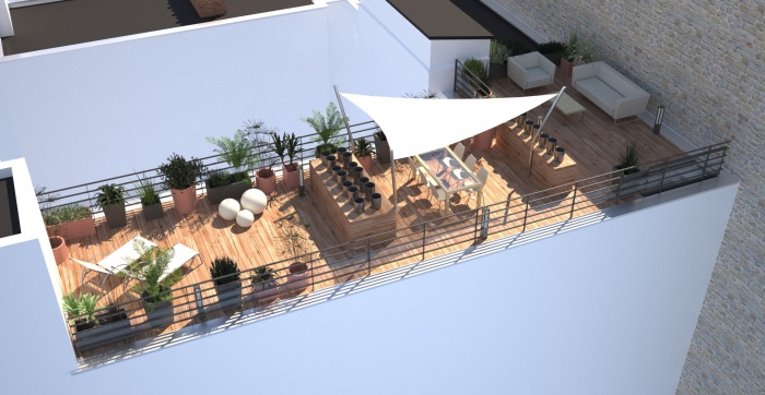 Une terrasse à Paris
