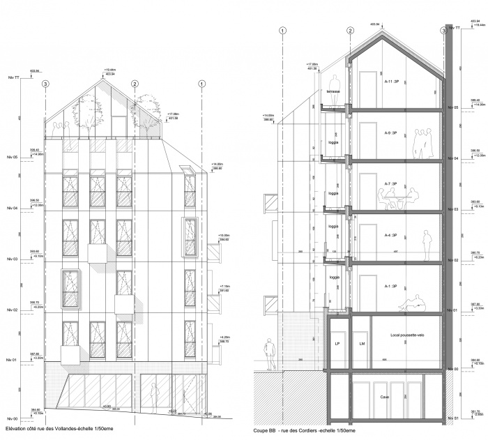 Concours de logements : IDEA- GENV-PANNEAU  facade