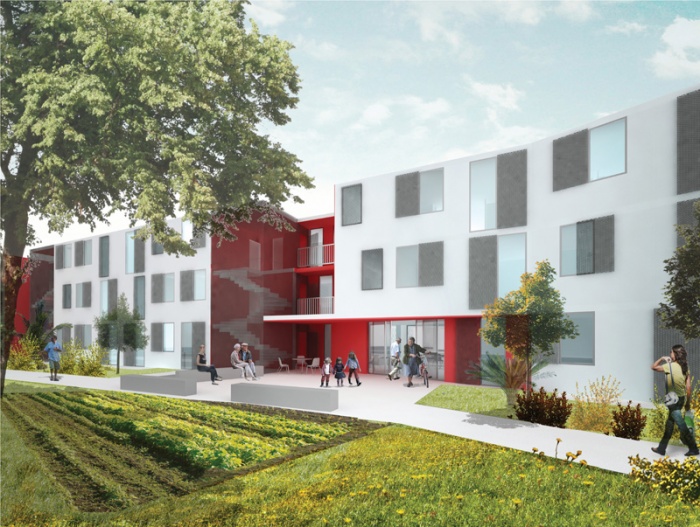 Residence intérgénérationnelle (28 logements BBC pour seniors & jeunes couples)