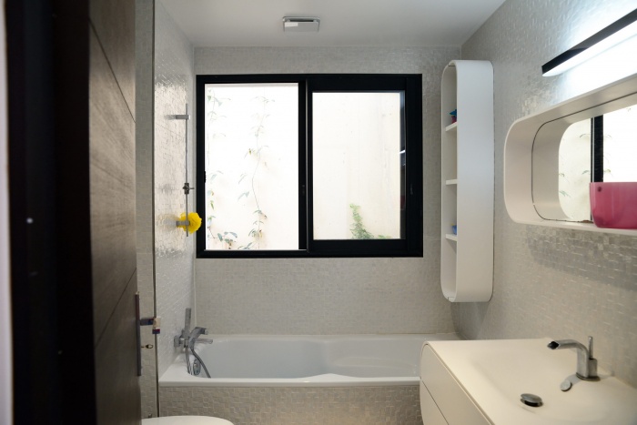 Maison Cubique : Salle de bain
