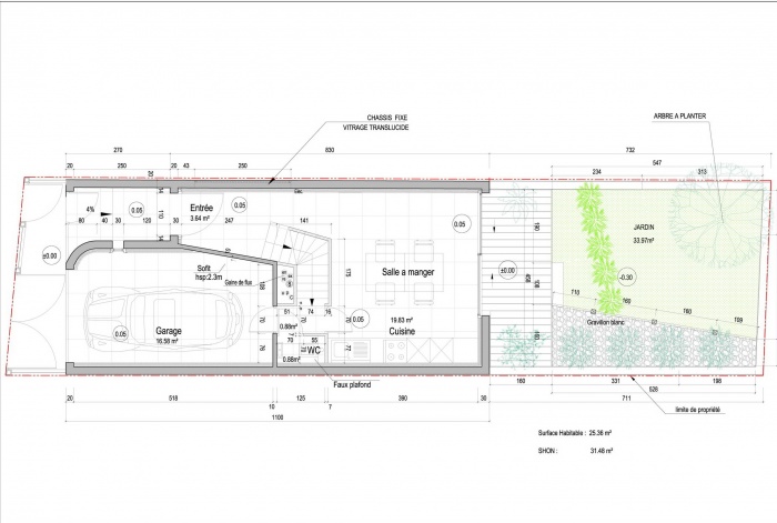 Maison Cubique : RDC
