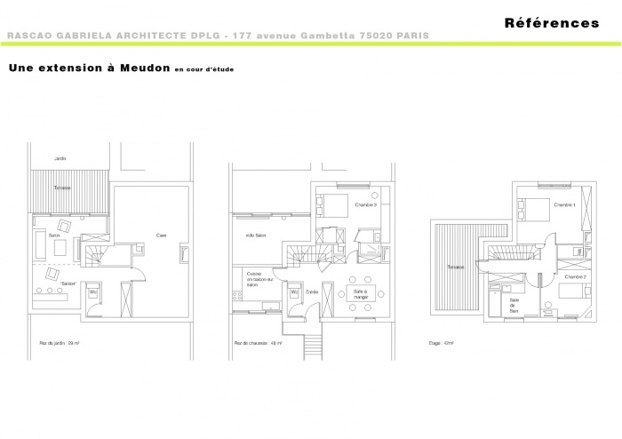 Une extension de maison  Meudon : rf- meudon 2  copie