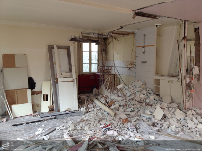 RENOVATION TOTAL D'UN APPARTEMENT DE 50m2 : avant travaux