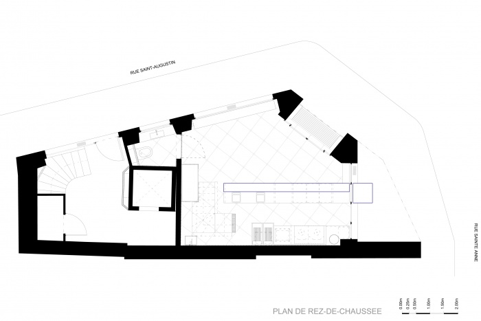 Restaurant le : Plan RDC