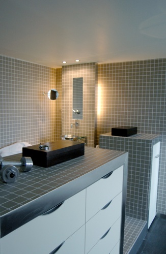 Appartement en open space : Salle de bain