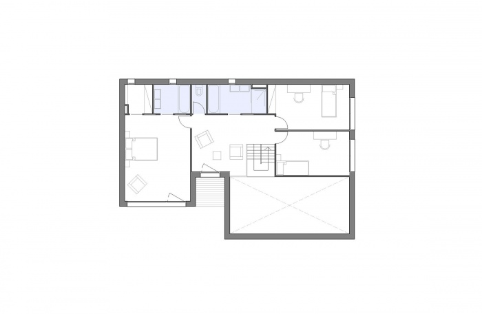Maison contemporaine à Boissy-St-Léger (94) : plan-etage-maison-contemporaine-bsl-94