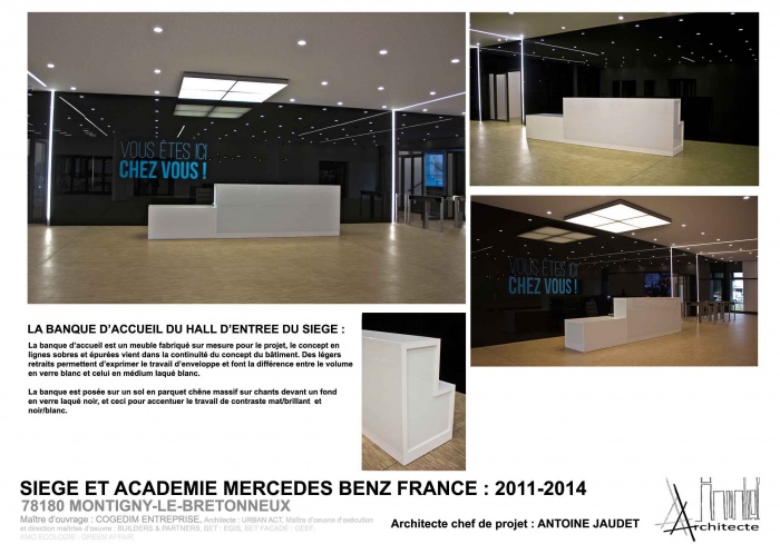 SIEGE ET ACADEMIE MERCEDES BENZ FRANCE : MBF 8