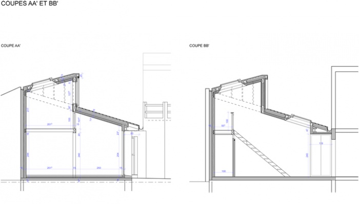 Rénovation et surélévation d'un pavillon