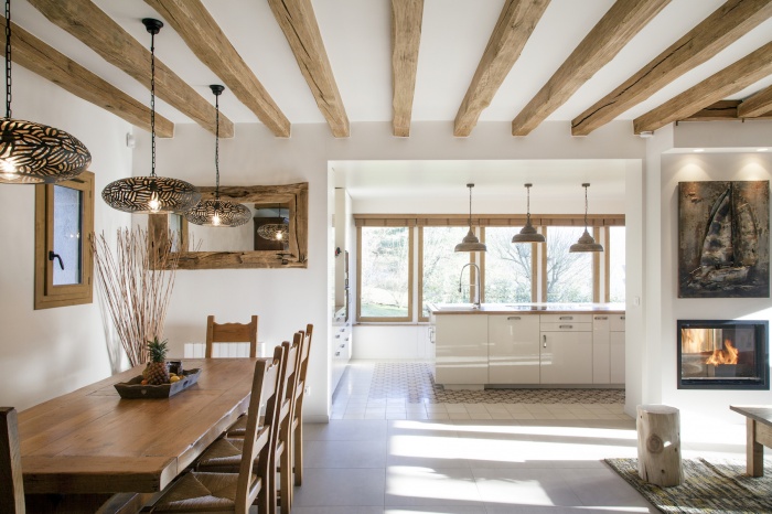 Rénovation d'une maison à la campagne- Rustique et chic