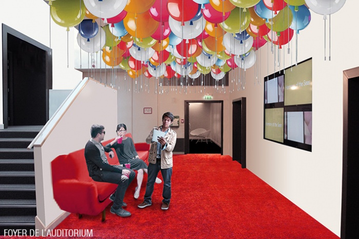 Aménagement du showroom et d'un auditorium de bureaux